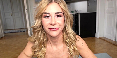 Madison McQueen gets facial cum cleansing after sucking BBC