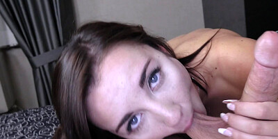 A stunning looking teenager wants to be filmed while playing with his cock