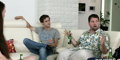 Austin and Katsuni's brunette scene