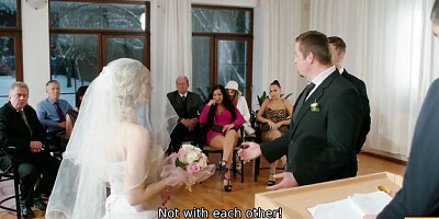 Bride 4K featuring Kristy Waterfall's wedding bride smut