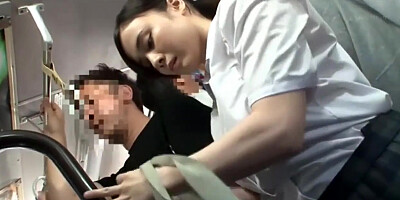 Asian teeny was fucked by perverted dude in the bus