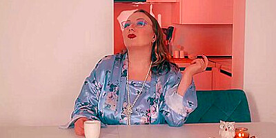 Glasses Facial Recipe - How To Make A Sad Milf Happy With One Thick Load! Hairy Pussy Licking, Cowgirl Ride & Glasses Facial