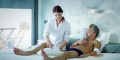 Naughty Teen 18+ Nurse Wants Stepdaddys Cock - Lucky Lutro And Nurse Naughty