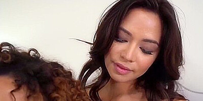 Cassie Del Isla And Scarlett Alexis In Indulge Into Sensual Lesbian Fucking