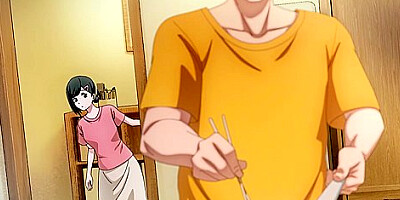 Sakamoto Days Parody ⋆ housewife in garter & stockings gets her sweet pussy filled