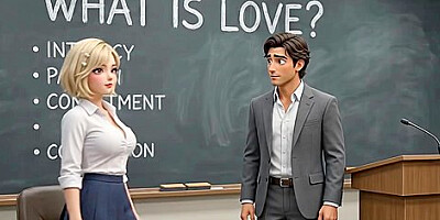 Cute 23 yo University Asian Student Seduces her Favorite Professor After Hours (AI) ASMR