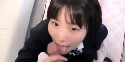 asian teen gets nailed and cum covered
