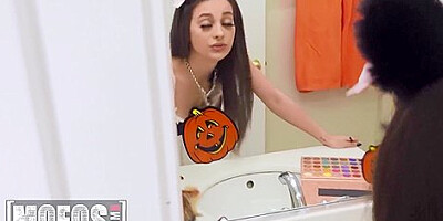 Scott Nails And Maddy May In Gets Her Ass Filled By Before Heading Out To Trick Or Treat
