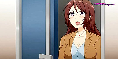 Ren’s big boobs break free in a dark storage room hook-up • HENTAI UNCENSORED