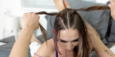 Guy feels like porn king when he sneaks into the girl's snatch
