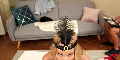 Submissive babe Ariela Donovan takes cock in a POV movie