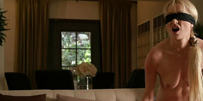 Steve Holmes is fucking blindfolded blonde chick Misha Mynx