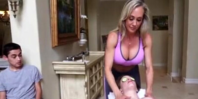 a young guy fucked a mature masseuse while his girlfriend slept