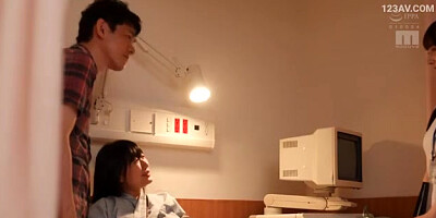 Devilish Nurse's No-Bra Temptation: Paizuri and Sweet Whispers. Asian Erotic Video. x1x838CEAA2D9925110B8