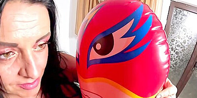 Inflatable Wrestler Cum Play. Dirty Talk, Doggy And Cum Licking Preview