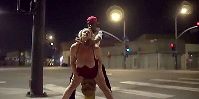 Interracial Outdoor Fucking