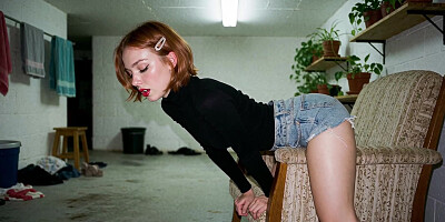 Copper Hair Girl Gets Rough Doggy And Anal