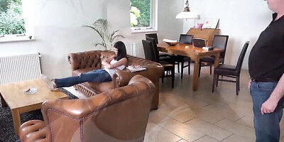 Hot young blonde smut with precious Jenny Glam and Lady Dee from Oldje