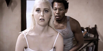 Blind teen fucked by a fake black doctor