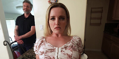Insatiable blonde MYLF Charlie Forde gets spit roasted