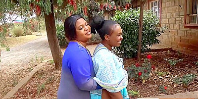 These Bbw Black Lesbians Take A Dildo With Aiden Ashley
