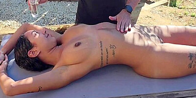 Massage And Sex In Nature With The Busty Nati Roza - Nati Camargo