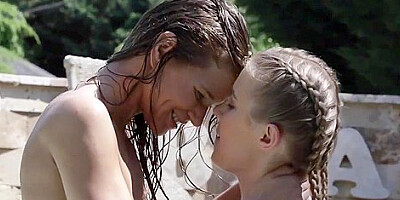 Lesbian Threesome Kiss Compilation - Perky Tits
