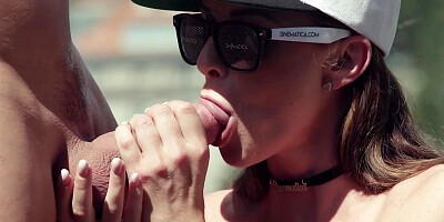Naughty tomboy Vinna Reed gets banged on the rooftop