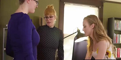 Penny Pax And Karla Kush In Has A 3 Way With Her Dirty College Librarian Bimbo Two