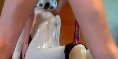 Freaky Webcam Girl Riding Strapon 3