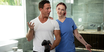 Curvy redhead nuru masseuse Siri Dahl gets fucked well