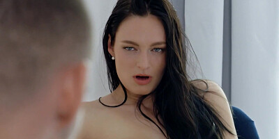 Whore teases her man and gives him a chance to tame her