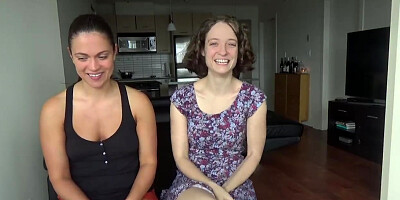 Lesbian Couple Licking pussyies