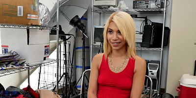 Exotic blonde gets renamed and fucked