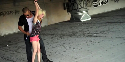 Amazon dominates girl Helpless teenager Piper Perri
