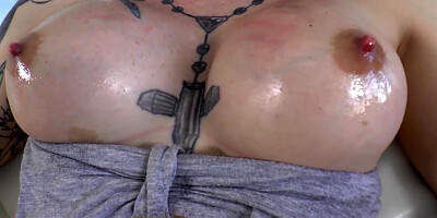 Busty trans lesbian pussyfucking cute babe