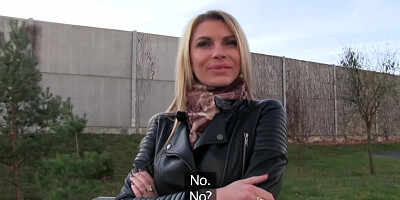 Blonde fucks for money