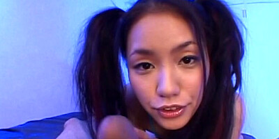 POV gentle blowjob from cute young Kaede