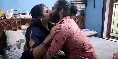 Romantic video featuring a Desi woman and her husband