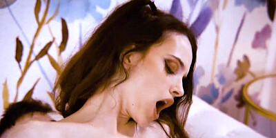 Ohana Petite masturbates first, fucks like mad later