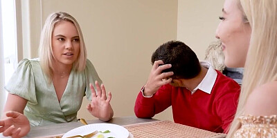 Virgin GF is going to get a real taste of their family