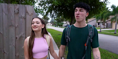 Horny teen Sera Ryder invites her bf to her place to fuck