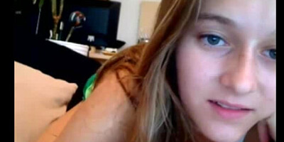 Hot Webcam Teen Shows Off Her Body
