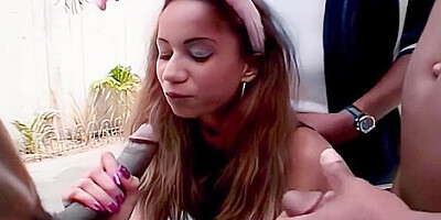 Skinny Ebony Cheerleader Dp Dpp Gangbang - Mya Mason