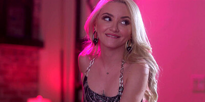Lola Fae plays pool and seduces a well endowed stud