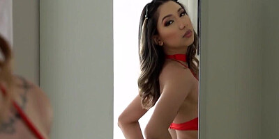 Cute teens seduce and get punished by their horny dads
