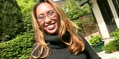 When The Attractive Asian Blonde Begins Craving Deep Anal Thrusts, The Garden Turns Heated