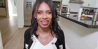 Rose Rush Gorgeous Black Teen 18+ Help Stepdaddy