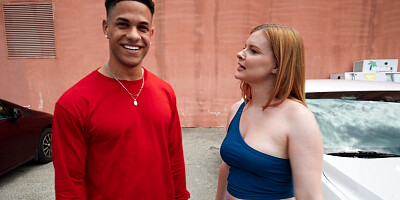 Young Harlow West slut agrees to outdoor sex