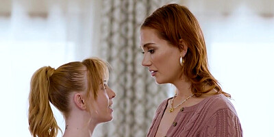 Cute wife Siri Dahl is in love with her daughter's friend